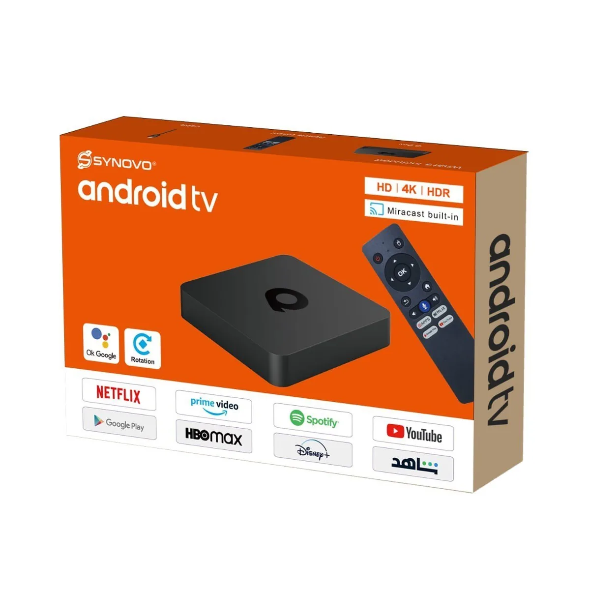 Android TV box connected to a television running an IPTV app channel list, the complete Android TV box IPTV setup guide for Canada in 2026